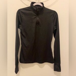 Black Women's Chiefs Long Sleeve Top- Small